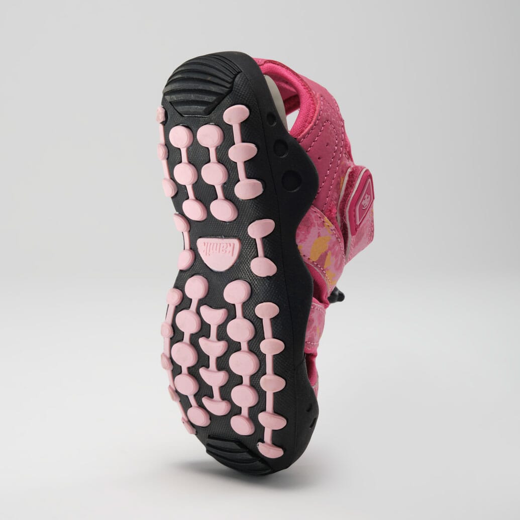 PINK,PINK : Crab Print - Kids' Closed-Toe Sandals Alternate View 3