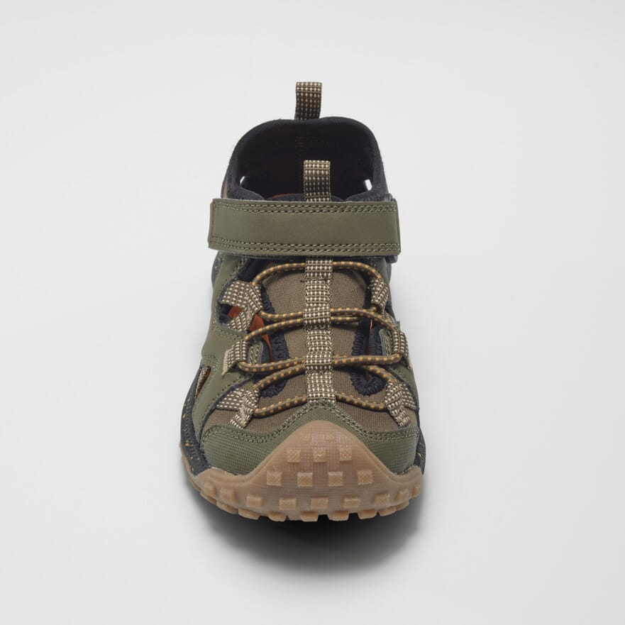 DARK OLIVE, : Drift - Kids' Closed-Toe Sandals Top View