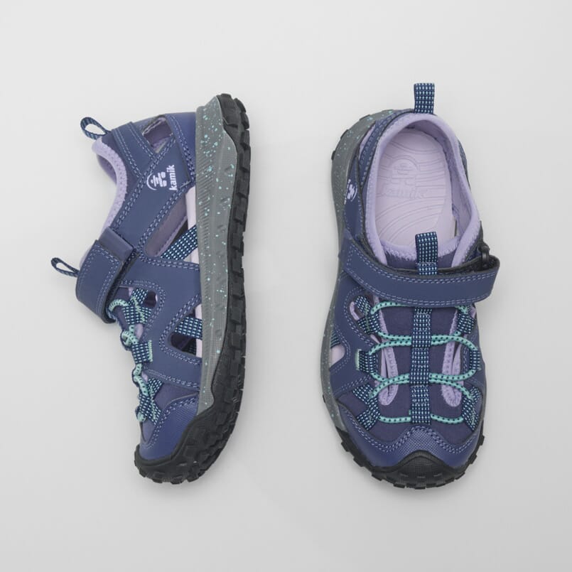 PURPLE, : Drift - Kids' Closed-Toe Sandals Back View