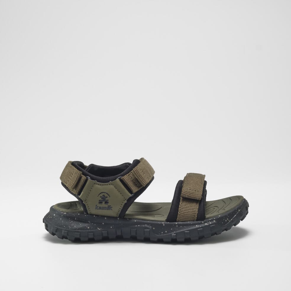 DARK OLIVE, : Harbor - Kids' Open-Toe Sandals Inside View