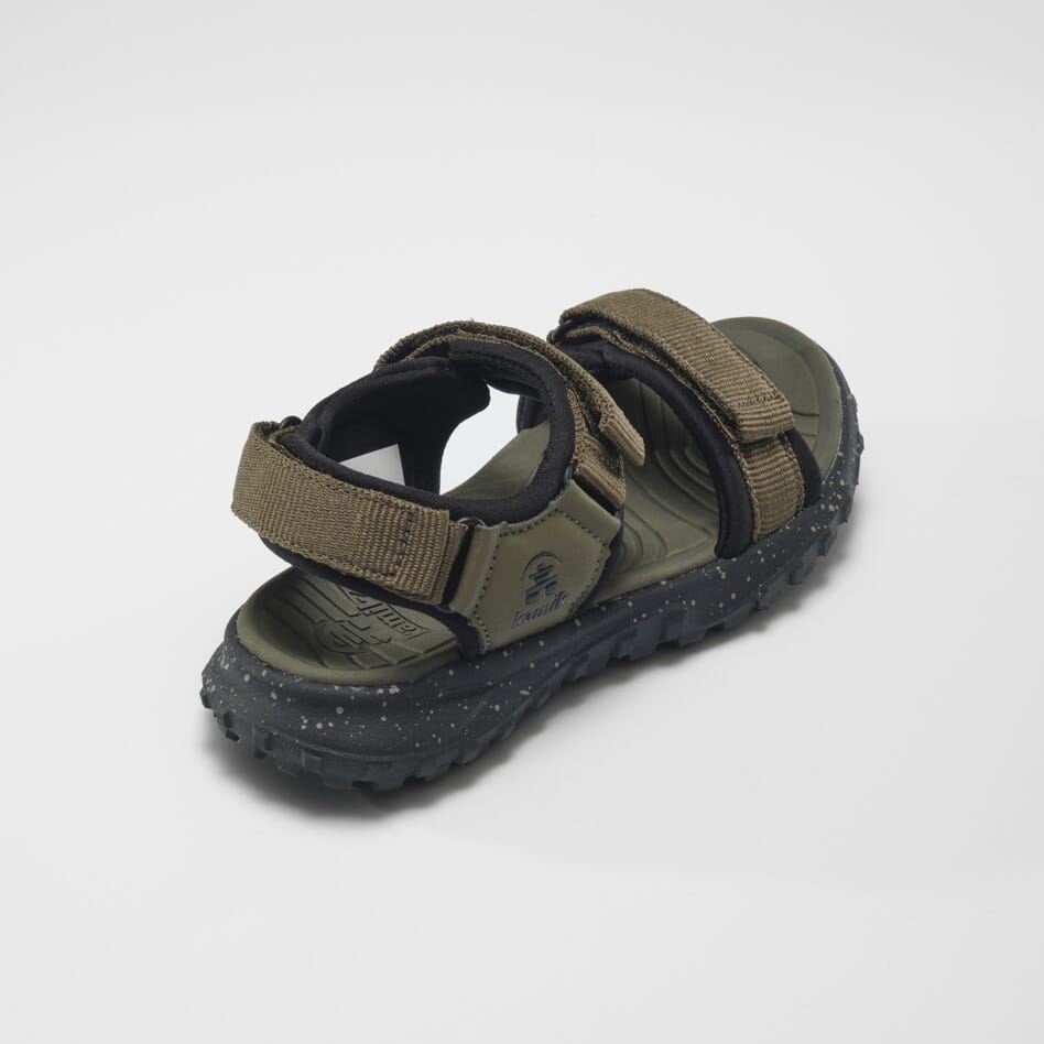 DARK OLIVE, : Harbor - Kids' Open-Toe Sandals Top View