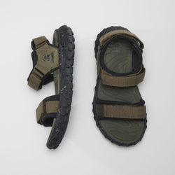 DARK OLIVE, : Harbor - Kids' Open-Toe Sandals Back View