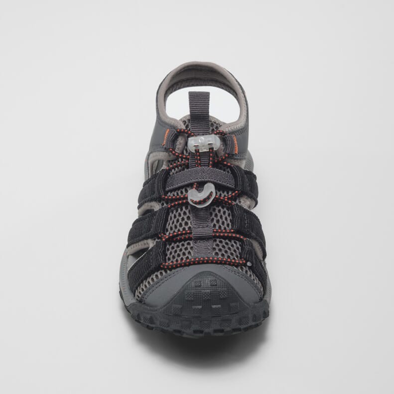 CHARCOAL, : Ripple - Kids' Closed-Toe Sandals Top View