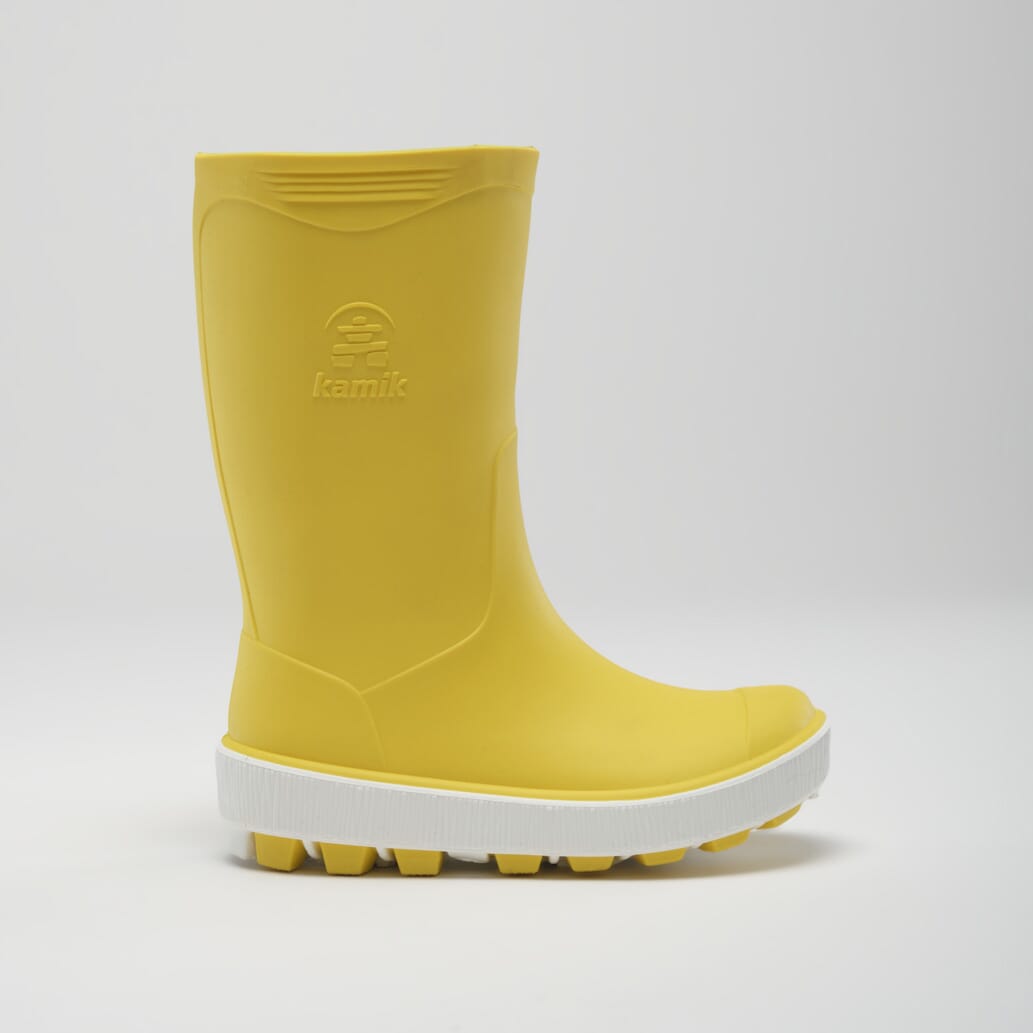 YELLOW,YELLOW : Riptide - Kids' Rain Boots Top View