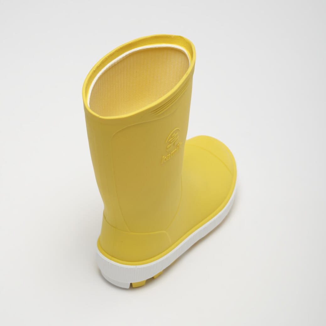 YELLOW,YELLOW : Riptide - Kids' Rain Boots Inside View