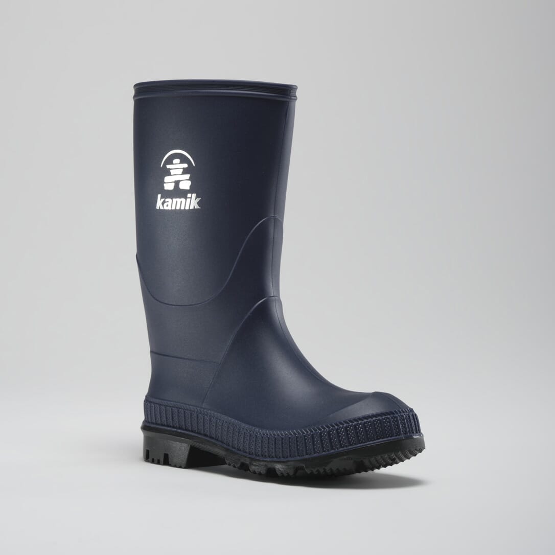 NAVY/BLACK,NAVY : Stomp - Kids' Rain Boots Main View
