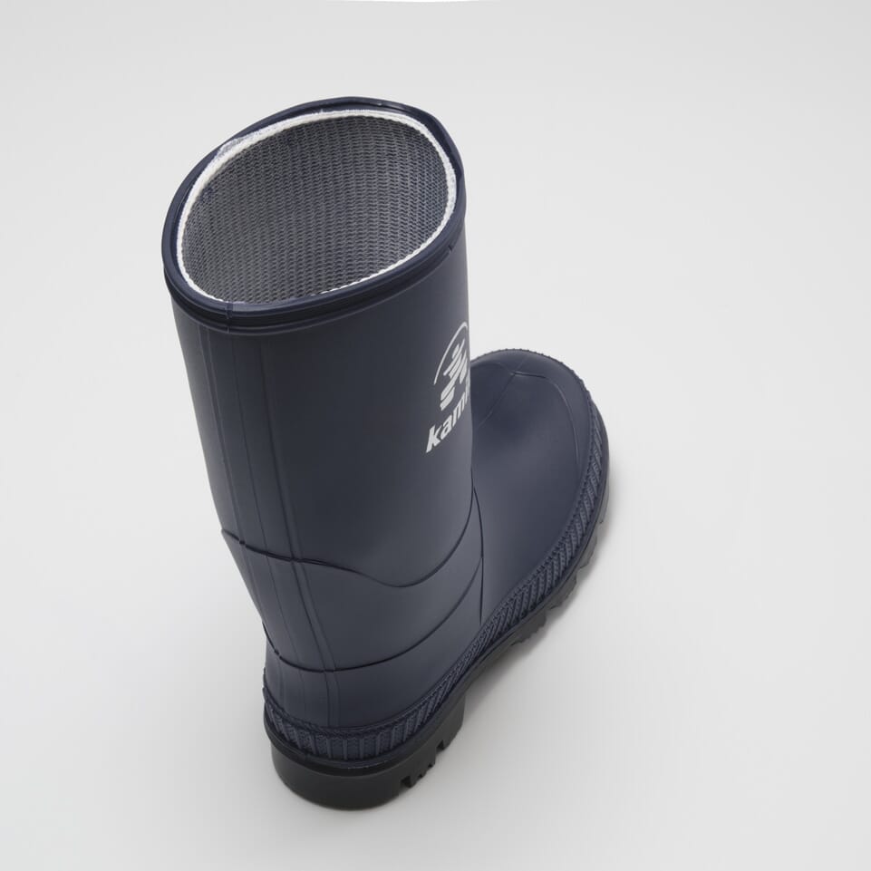 NAVY/BLACK,NAVY : Stomp - Kids' Rain Boots Inside View