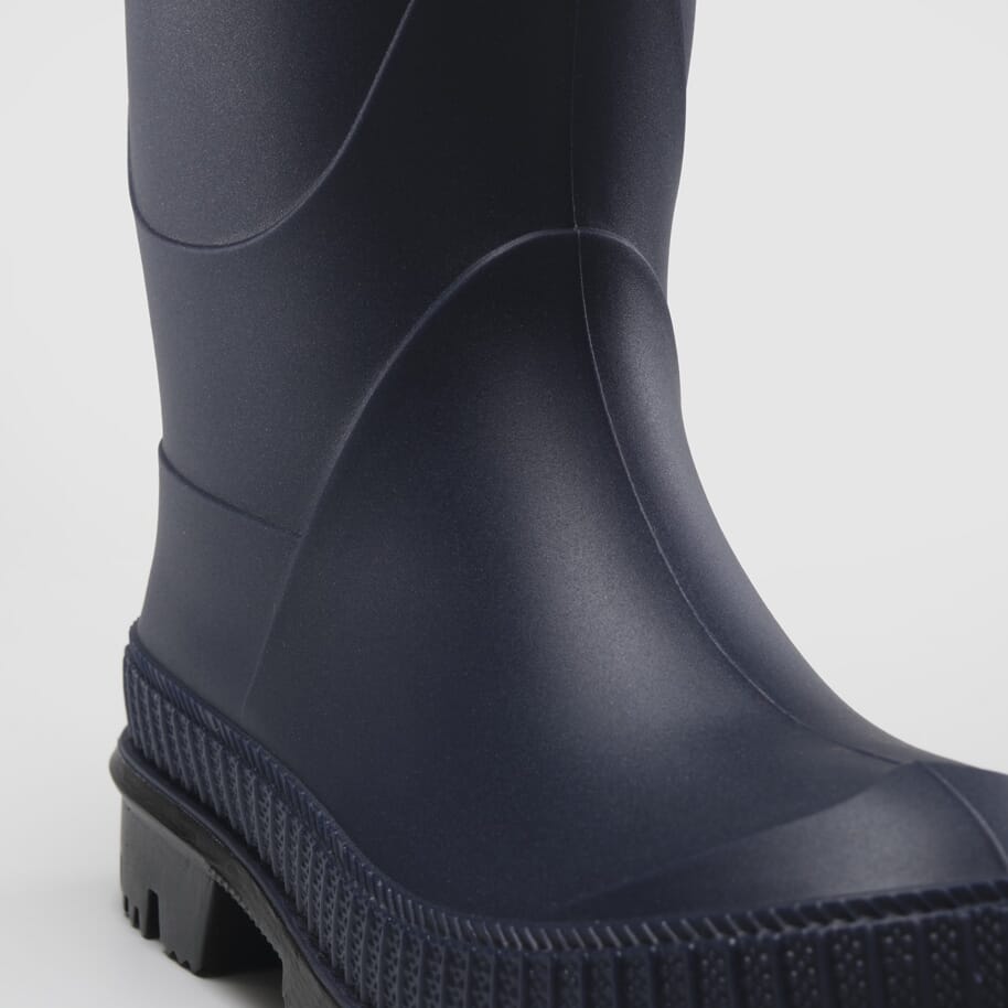 NAVY/BLACK,NAVY : Stomp - Kids' Rain Boots Back View