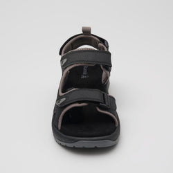 BLACK, : Kibo - Men's Sandals Top View