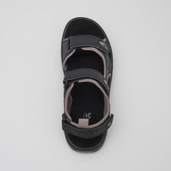 BLACK, : Kibo - Men's Sandals Sole View