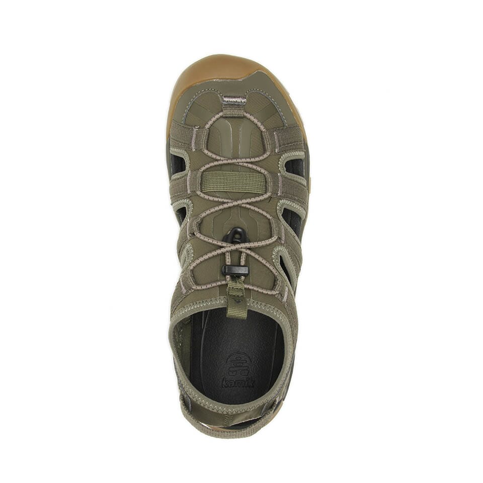 DARK OLIVE,DUNKLE OLIVE : Men's SYROS WEB Top View