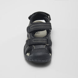 BLACK,BLACK : Seaturtle 2 - Toddlers Closed-Toe Sandals Top View