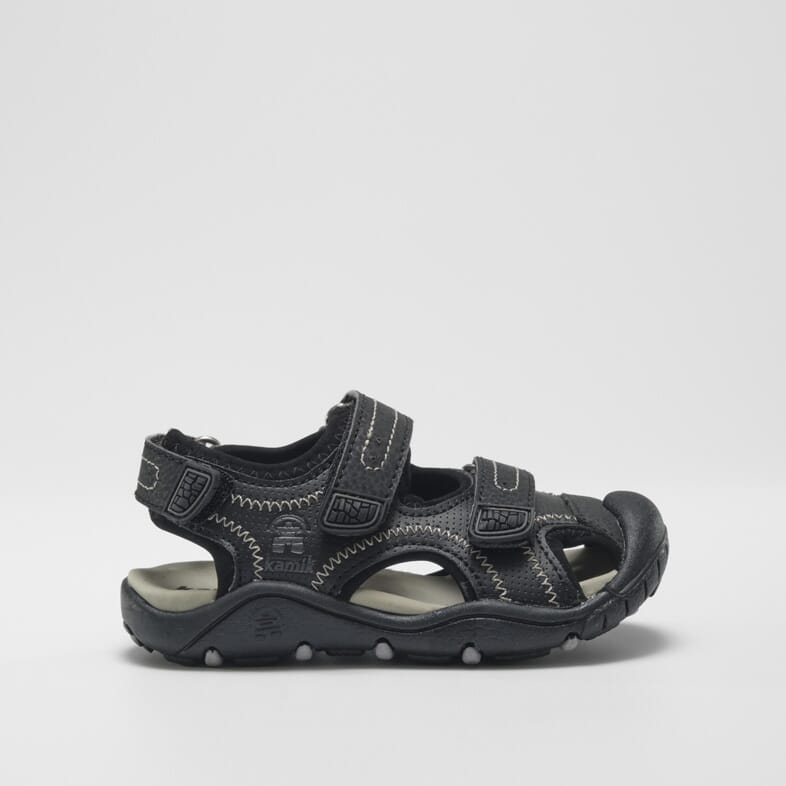 BLACK,BLACK : Seaturtle 2 - Toddlers Closed-Toe Sandals Sole View