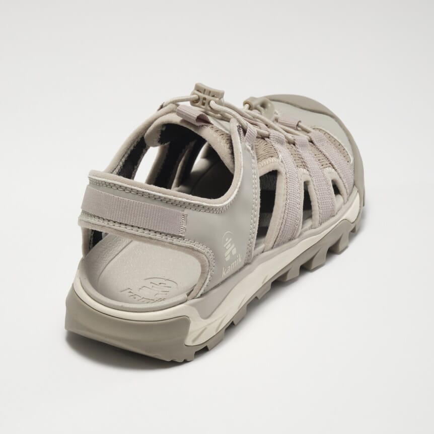 LIGHT TAUPE, : Solstice - Womens' Closed-Toe Sandals Sole View